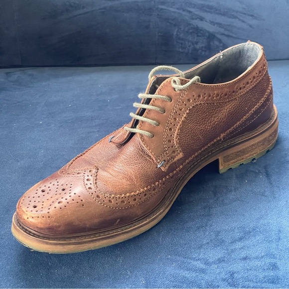 Dune London Shoes Mens 8 EU 41 Bongo Brown Leather Wingtip Brogue Dress Casual main image 15